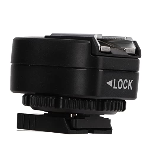 VBESTLIFE Hot Shoe Adapter for A7, A7C, A7R, A7RII, A7MII, A7RIII, A7MIII, A7IV, A7RIV, A7RIVA, A9, A9II, A6400, A6300, A6500 with PC Sync Port, Black Plastic