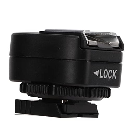 VBESTLIFE Hot Shoe Adapter for A7, A7C, A7R, A7RII, A7MII, A7RIII, A7MIII, A7IV, A7RIV, A7RIVA, A9, A9II, A6400, A6300, A6500 with PC Sync Port, Black Plastic