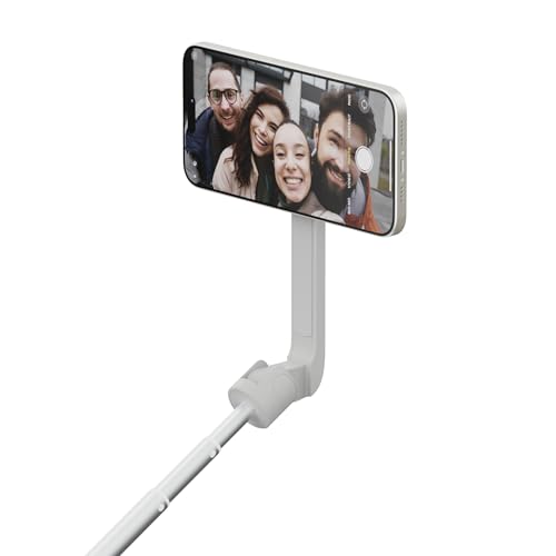 ShiftCam SnapStand Selfie – Magnetic Selfie Stick & Tripod – Compact, Foldable & Extendable with Tilt Head and Magnetic Bluetooth Remote (Stone, SnapStand Selfie) - color: Stone, size: SnapStand Selfie