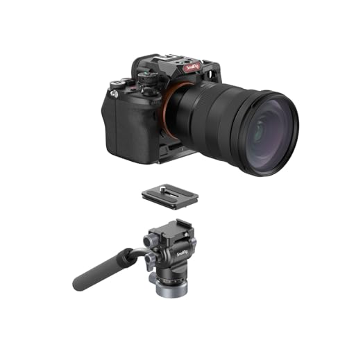 SmallRig CT200 72.8"/200cm Horizontal Overhead Tripod for Camera with Smartphone Holder & Carrying Bag, 33lb Max Load Aluminum Horizontal Camera Tripod for Overhead Shots