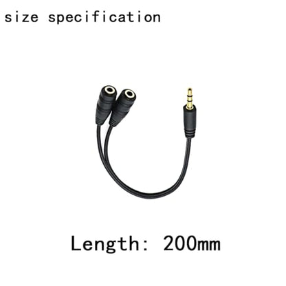 Gold Plated 3.5mm Stereo Jack Splitter Cable Adapter Connectors，Audio Adapter 6.35mm (1/4 inch) Male to 3.5mm (1/8 inch) Female Stereo Headphone Connector Gold Plated(2+2 Pack)