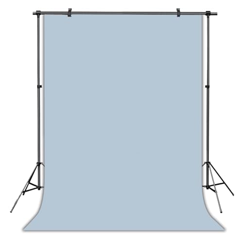 Dusty Blue Photography Backdrop Studio Photography Film & Television Portraiture Interview Programs Product Display Home Videos Parties Exhibition Halls Wedding Backdrops 5x7FT - color: Dusty Blue, size: 5x7FT