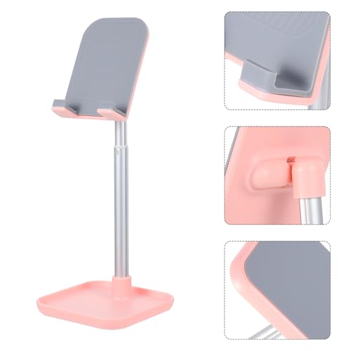 Beaupretty Adjustable Desktop Phone Stand Universal Live Phone Holder for Desk Use with Telescopic Arm for Streaming and Video Calls