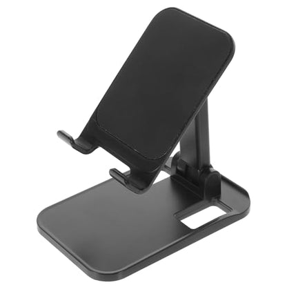 VILLCASE Adjustable Desktop Phone Stand Universal Alloy Phone Holder for Live Streaming and Video Calls with Telescopic Arm Compatible with Smartphones
