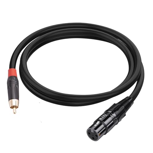 XLR to RCA Adapter Cable, XLR Female to RCA Male Audio Cable Connector (3FT) - color: XLR Female to RCA Male Cable