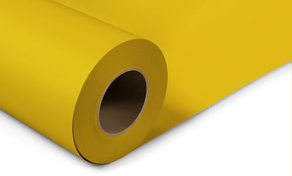 Denny Manufacturing - Seamless Paper Backdrop for Photography, Yellow Seamless Paper Roll - Lemon Yellow (86 in x 36 ft) Includes Free Roll Black Gaffer Tape (2 in x 13 ft) - color: Lemon Yellow, size: 86 in x 36 ft
