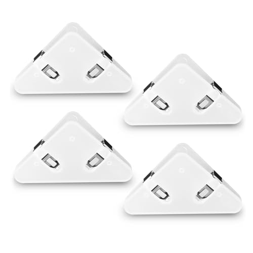 Background Support Equipment 2PCS L-Bracket and 2PCS Paper Clips (4PCS Triangle Backdrop Paper Clips) - size: 4PCS Triangle Backdrop Paper Clips