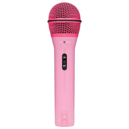SAMSON Q2u USB and XLR Dynamic Microphone Cardioid (Pink) | Cardioid Pattern, 3.5mm Headphone Output, Includes Tripod, Clip, Windscreen, USB and Xlr Cables