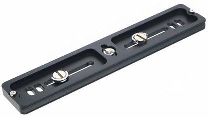 PU-200 200mm Universal Lengthened Quick Release Plate Slide Rail with D-Ring Screw for Tripod Ball Head DSLR Camera, Arca-Swiss Compatible