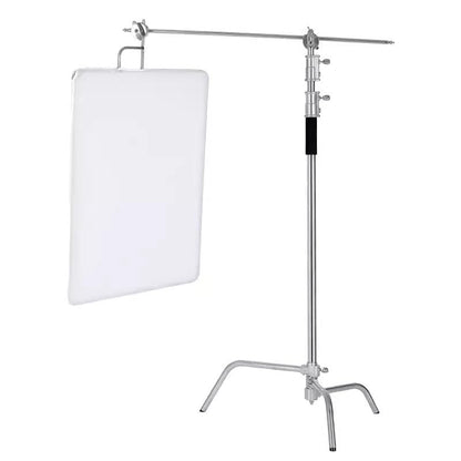 35"x47"/90x120cm Light Reflector Flag Panel Kit, 5-in-1 Diffusion Scrim Translucent/Gold/Silver/Black/White Lighting Diffuser, Stainless Steel Foldable Frame for Studio Portrait Photography