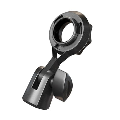 Metal Microphone Clip Microphone Shock Mount Bracket Holder Simple Stand Accessories Use Flexible Angled Desktop Condenser Mic Stand - color: Without conversion B