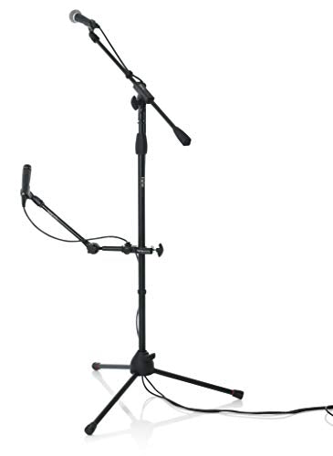Gator Frameworks Adjustable Angled Mini Boom Arm with Interlocking Design, 9" Boom Arm (GFW-MIC-CLMPBM9) - style: 9" Boom - Fixed
