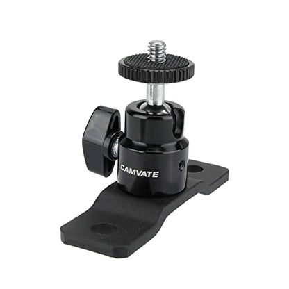 CAMVATE 1/4-20 Ball Head with Bottom Pedestal Mount for Surveillance System