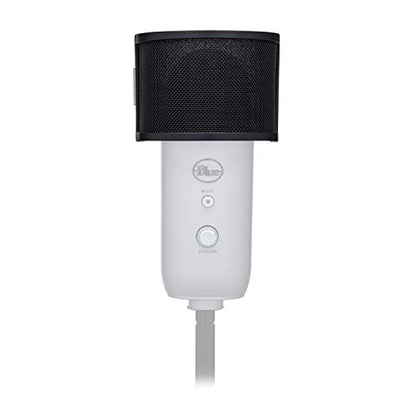 Blue Yeti USB Microphone, Blackout, with Knox Pop Filter (2 Items) | Blue Yeti USB Mic, Tri-Capsule, 4 Patterns, Gain and Mute, 3.5mm Zero-Latency Monitoring, Knox Pop Filter Included