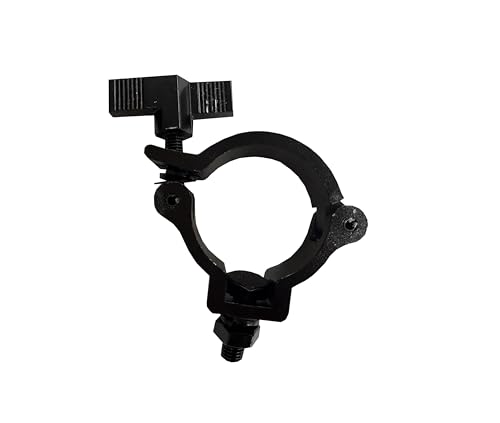 10 Pack Black Truss Clamps,Aluminum Alloy DJ Light Clamp,Fits O.D. 2 Inch Truss for Stage Lighting Projector Par Lights