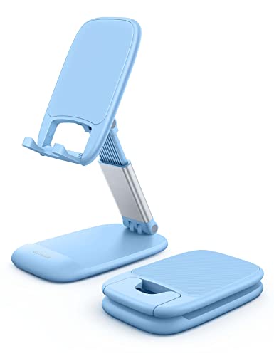 Lamicall Easter Basket Stuffers for Teens Girls Boys Cell Phone Stand, Blue Cell Phone Holder for 4-8'' Smartphone, Desk Accessories & Workspace Organizers, Telephone Stands - color: Blue