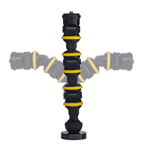 GRIFITI Nootle Recon 5 Flex Arm Leg Magnetic Camera Mount Stand Magnetic Foot 6 Inch Flexible Pole Holder Base for Cameras, Video Mounts Tripod Attaches to Steel or Other Magnet Surfaces - style: 5 Flex Arm Leg