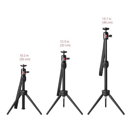 Nebula Adjustable Tripod Stand, Compact, Portable Projector Stand, Includes Universal Mount and Swivel Ball Head - Aluminum Alloy Tripod Stand, for Capsule 3, Capsule 3 Laser, Capsule Air