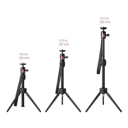 Nebula Adjustable Tripod Stand, Compact, Portable Projector Stand, Includes Universal Mount and Swivel Ball Head - Aluminum Alloy Tripod Stand, for Capsule 3, Capsule 3 Laser, Capsule Air