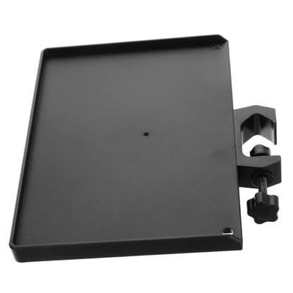 Adjustable Instrument Performance Stand Tray with Space Saving Plastic Sound Card Slot, Desktop Microphone Stand Accessory for Small Areas and Live Broadcasts