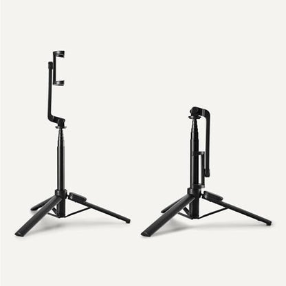 Amazon Basics 36" Portable Selfie Stick Mini Tripod for Phone with Detachable Remote, 360-Degree Rotation, 30-Foot Range, Compatible with iPhone, Samsung, and More, Black - size: 36inch