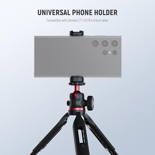 NEEWER Entry Level Version Mini Tripod for Camera, 360° Small Desk Portable DSLR Webcam Cell Phone Mount Holder Stand Selfie Stick Grip Compatible with iPhone Samsung Android Video Recording, GM-2G - style: GM-2G