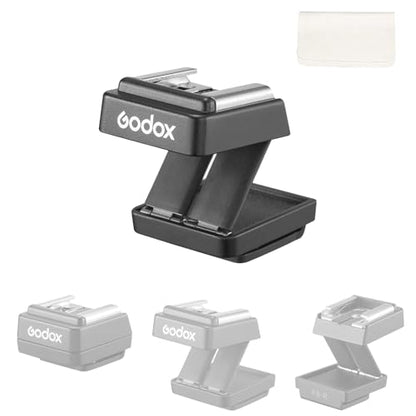 Godox FS-R Single Contact Folding Hot Shoe Riser, HotShoe Extender Mount Adapter Compatible with iM30, iM20, iM22 for Flexible Flash Positioning