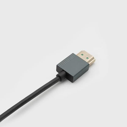 Coiled HDMI 2.0 Cable (A to A), 8K@60Hz 18Gbps High-Speed Supports 3D TPU Camera Cable Suitable for BMPCC 4K/6K, Panasonic S1H/GH5, Atomos Ninja V, Monitor, Gimbal, Video Transmitters