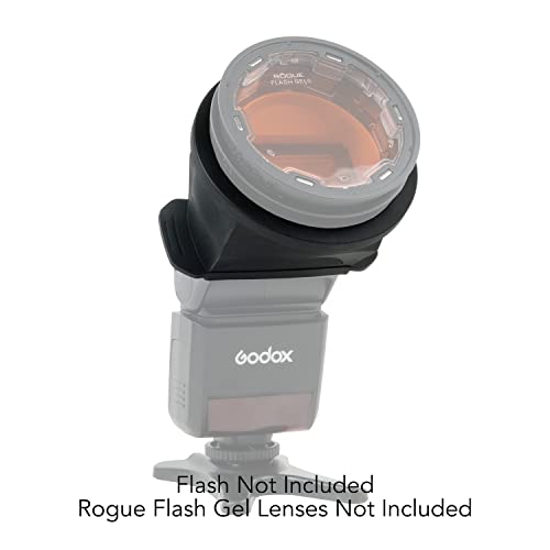Rogue Magnetic Light Modifier (Rectangular Flash Adapter: Small) | Attach the Flash Adapter v2 Small to smaller size rectangular speedlights to use Rogue magnetic modifiers - color: Rectangular Flash Adapter: Small