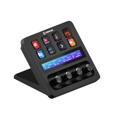 Elgato Stream Deck +, Audio Mixer and Studio Controller | LCD keys, dials and touch strip, Multi actions and smart profiles, Unlocks Wave Link mixing, Works with Mac and PC