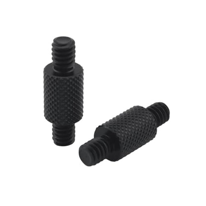 JianLing 4PCS US Standard 1/4 inch Tripod Dual Head Screw Adapter J04 Aluminium Alloy for Digital SLR Cameras Monopods Ball Heads and Fill Light Conversion Photography Accessories