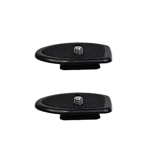 Foto&Tech 2 Pieces 27mm Tripod Quick Release Plate, Camera Mounting Adapter, Replacement Parts for Tripod, Compatible with Sunpak 50” AB-QR-50, TG-5060TR, ACUVAR 50" Inch - size: 27mm
