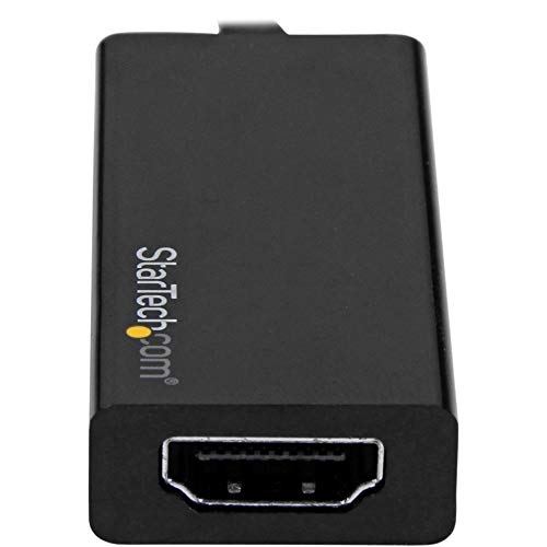StarTech USB-C to HDMI Adapter Dongle, 4K 60Hz, DP Alt Mode, Reversible - color: Black, style: 4K 60Hz