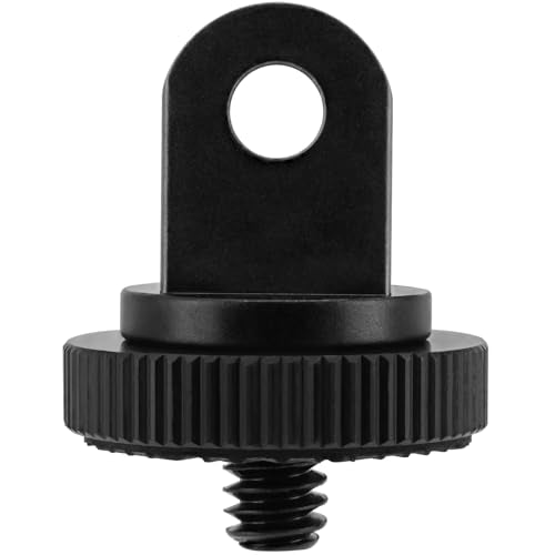 3 Pack Camera Tripod Mount Adapters, Aluminum Standard 1/4"-20 Camera Screw Converter Connectors for Insta360 and Tripod Compatible with GoPro Hero, DJI Osmo Action, AKASO, Sony