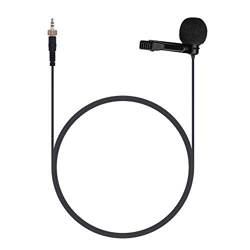 COMICA CVM-M-O1 Lavalier Lapel Microphone, Clip on Lapel Mic for Microphone Transmitter System