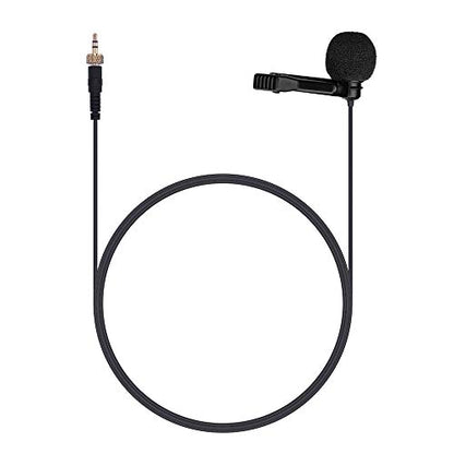 COMICA CVM-M-O1 Lavalier Lapel Microphone, Clip on Lapel Mic for Microphone Transmitter System