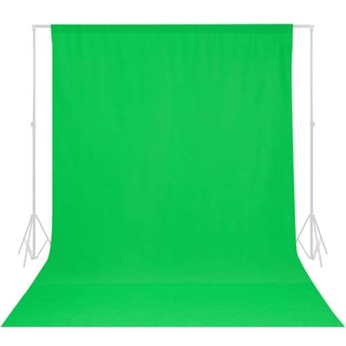TRLYC Green Background Backdrop - 7x10 FT Screen Background for Photography Photo Booth Backdrop for Photoshoot Screen Seamless for Party Birthday Wedding Photography Studio - color: Green, size: 7x10FT