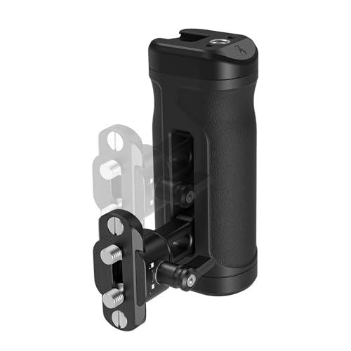 SmallRig Mini Side Handle with NATO Clamp & NATO Rail, for Left or Right Hand, Up and Down Adjustable, with Built-in Cold Shoe & Threaded Hole, Max. Load 10kg / 22lb - style: NATO with Rail