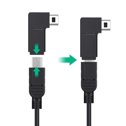 weishan 11.5ft Mini USB Charger Cable for Rexing V1 V3 V5 & Rove R2 Dashcam Rear View Mirror Camera