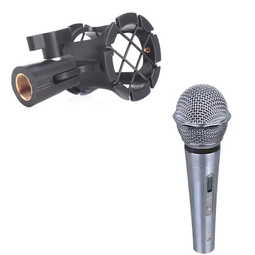 Microphone Mic Stand Suspension Shock Mount Pencil Clip Clamp Holder Bracket With Cold Shoe Mount Stand Replacement