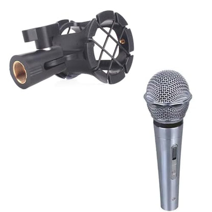Microphone Mic Stand Suspension Shock Mount Pencil Clip Clamp Holder Bracket With Cold Shoe Mount Stand Replacement