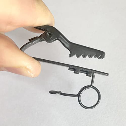 Luwigs 3pcs Lavalier Microphone Metal Tie Clips with 3pcs Lapel Mic Windscreen Foam Covers, Lapel Microphone Replacement Kit, Metal Lapel Mic Clips Sponge Cover Kit (6 Pack, 7.5mm) - color: 7.5mm