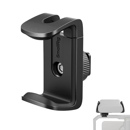 SMALLRIG Universal Power Bank Holder with Cold Shoe Mount, Adjustable Power Bank Clamp Mount for Camera Rig and Phone Cage and Handle - 4600 - size: 67.5 x 34 x 52 mm (2.7 x 1.3 x 2 in)