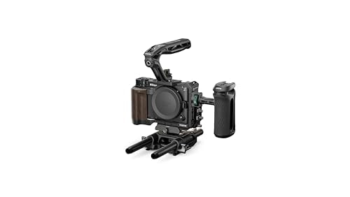 Tilta Camera Cage Pro Kit Compatible with Nikon ZR | Modular | Xeno Top Handle, Xeno Side Handle | ARCA 15mm LWS Baseplate | Cable Clamp, Cold Shoe | 1/4"-20 and 3/8"-16 Mounting Points | Black - size: Pro Kit