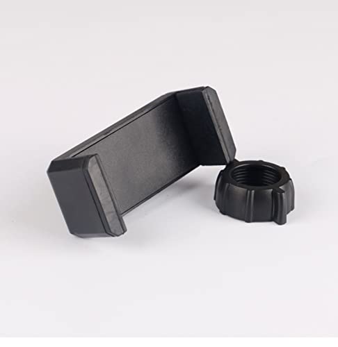 VizGiz 2 Pack Ring Light Phone Holder Replacement Clamp 17mm Rotate Ball Hole Clip Base for Hose Gooseneck Support Stand Live Broadcast Tripod Monopod Mount Attachment Cradle