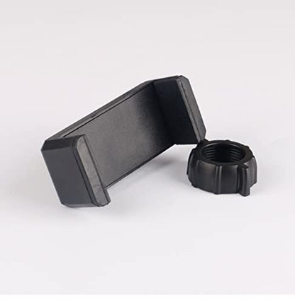 VizGiz 2 Pack Ring Light Phone Holder Replacement Clamp 17mm Rotate Ball Hole Clip Base for Hose Gooseneck Support Stand Live Broadcast Tripod Monopod Mount Attachment Cradle