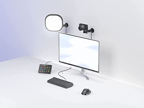 Elgato Wall Mount, Articulated Arm for Lights and Cameras | Permanent wall-mounted rigging, Two ball joints, 1/4-inch screw, Expands with Multi Mount accessories - style: Wall Mount