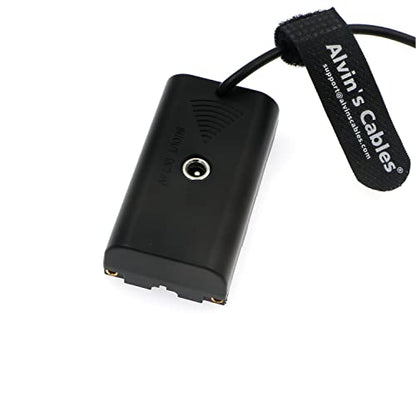 Alvin’s Cables USB-C Type-C PD to NP-F550 Dummy Battery Coiled Power Cable for Sony NP-F550| F770| F570| F970 Atomos Ninja V| Shinobi| Shogun 7 Monitor