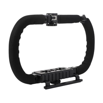 Artibetter Handheld DSLR Smartphone Stabilizer Grip with Dual-Sided Anti-Shake Support Bracket for Video Creators and Photographers