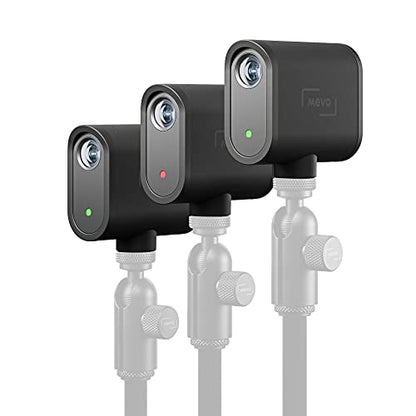 Logitech for Creators Mevo Start 3-Pack Wireless Live Streaming Cameras, for Multi-Camera HD Video,App Control and Stream via Smartphone or Wi-Fi - style: 3 Pack